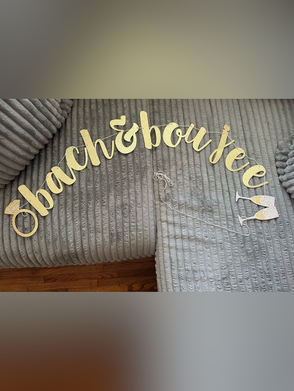 Bachelorette sign & photo book props